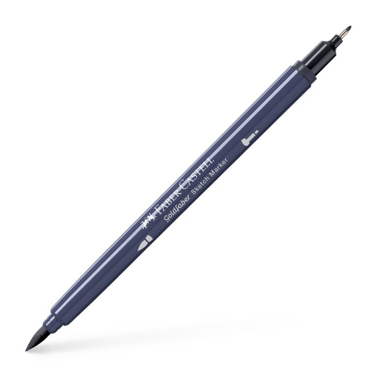 Sketch Marker 2 Capete Gri Neutru V 335 Goldfaber Faber-Castell