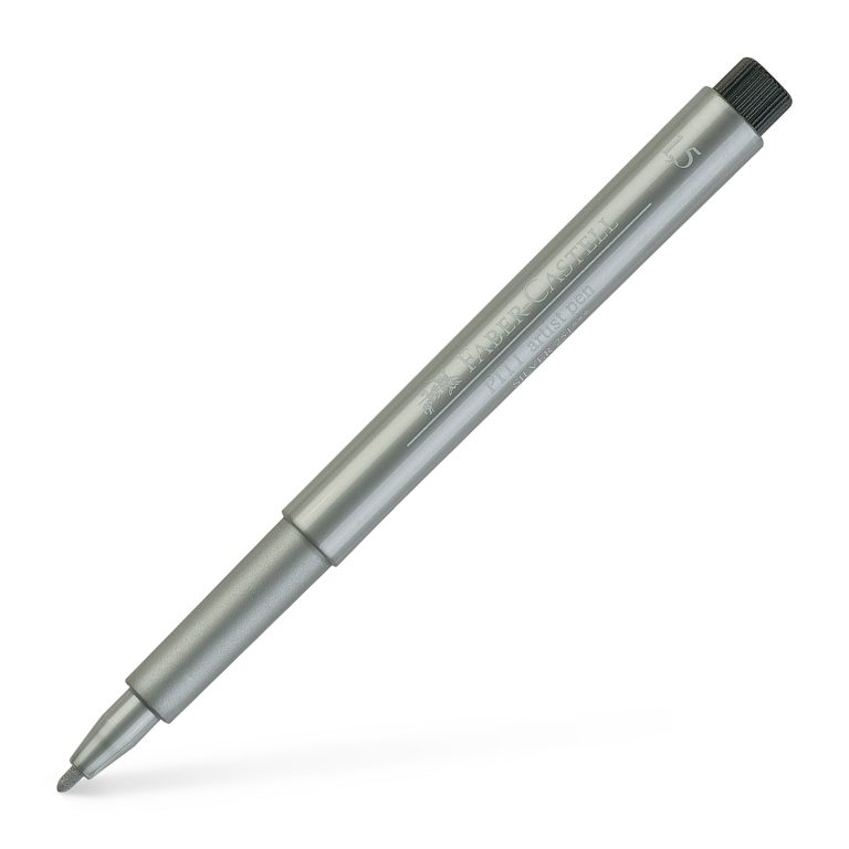 Pitt Artist Pen Argintiu Faber-Castell