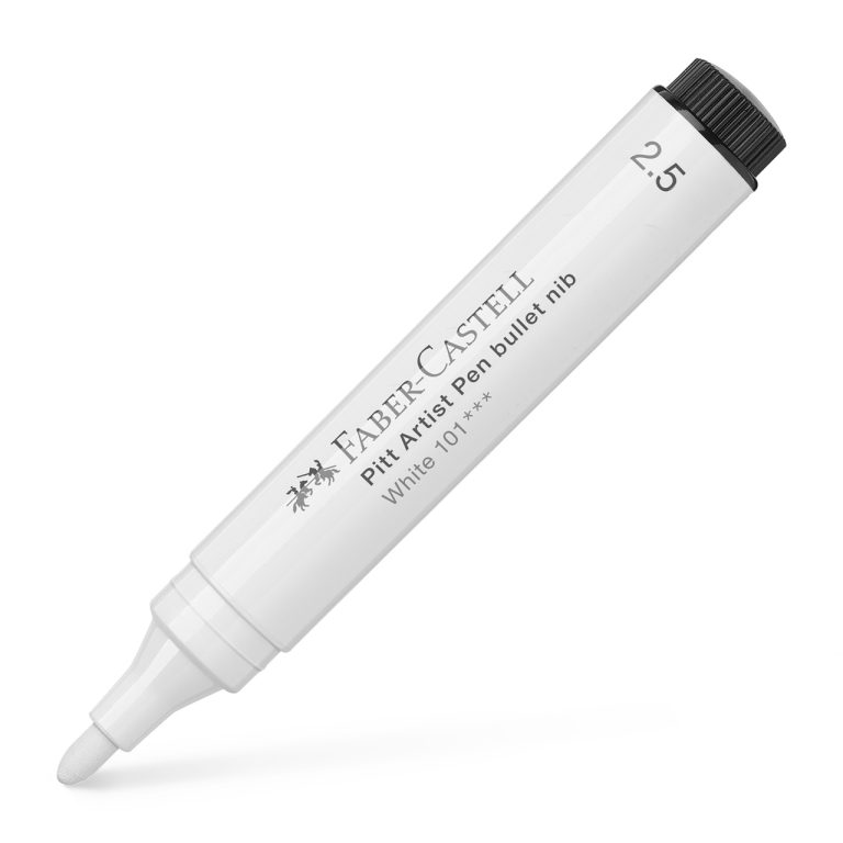 Pitt Artist Pen Big Brush Alb Faber-Castell