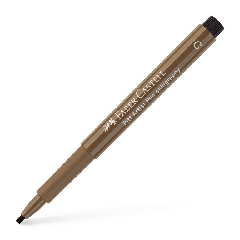 Pitt Artist Pen Caligrafic Maro Nougat Faber-Castell