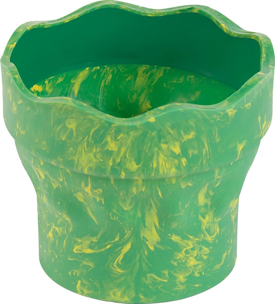Cutie Apa Click&Go Dinozauri Verde Marmorat Faber-Castell
