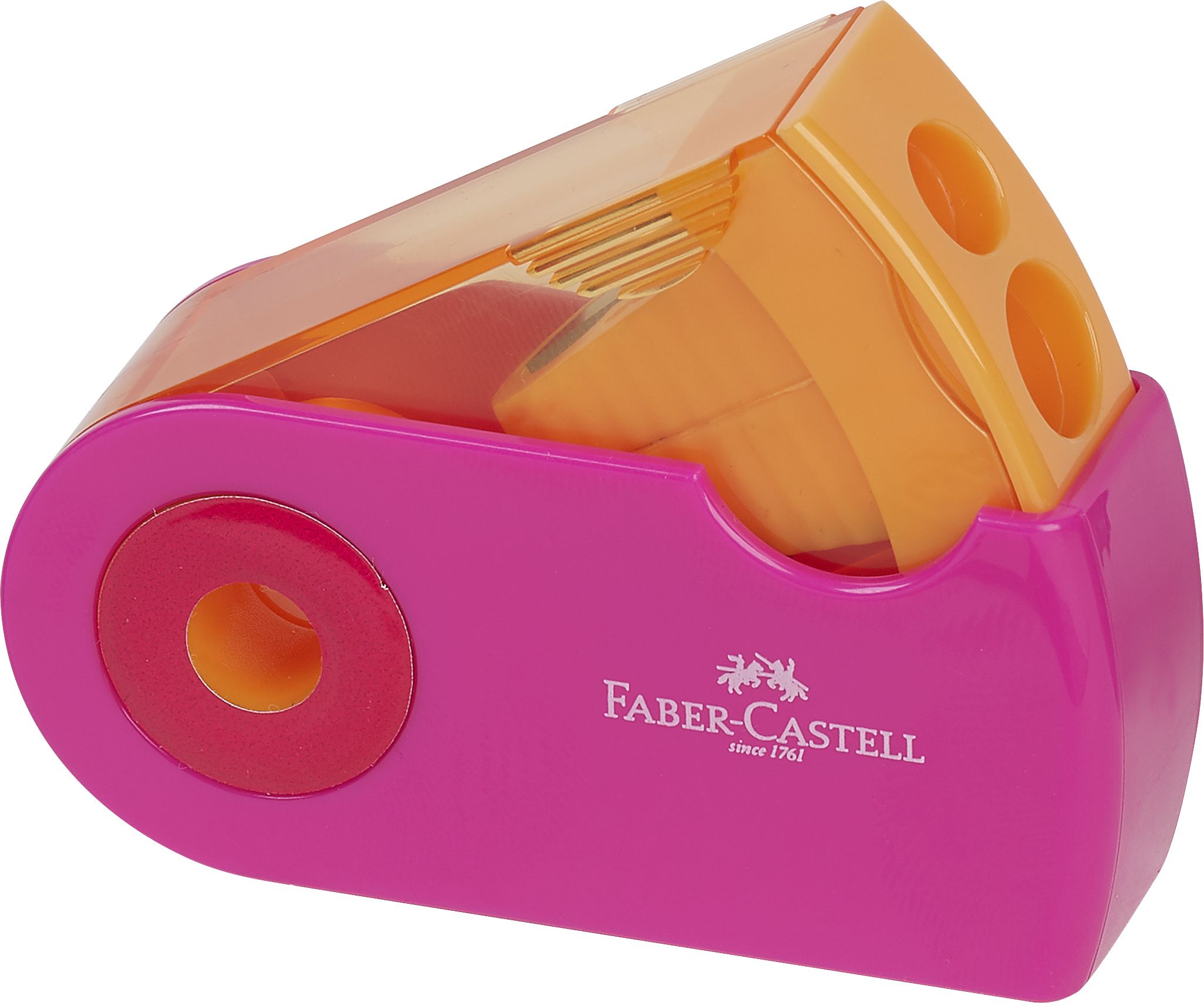 Ascutitoare Plastic Dubla Sleeve Trend 2019 Faber-Castell