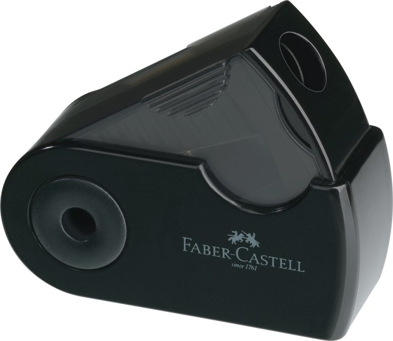 Ascutitoare Plastic Simpla Sleeve-Mini Neagra Faber-Castell