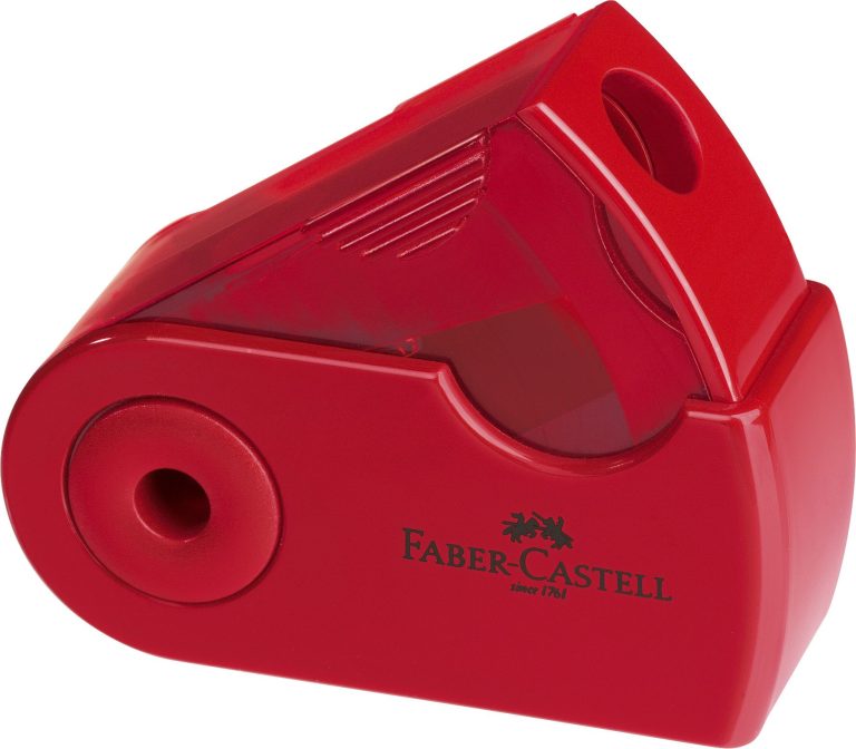 Ascutitoare Plastic Simpla Sleeve-Mini Rosie/Albastra Faber-Cast