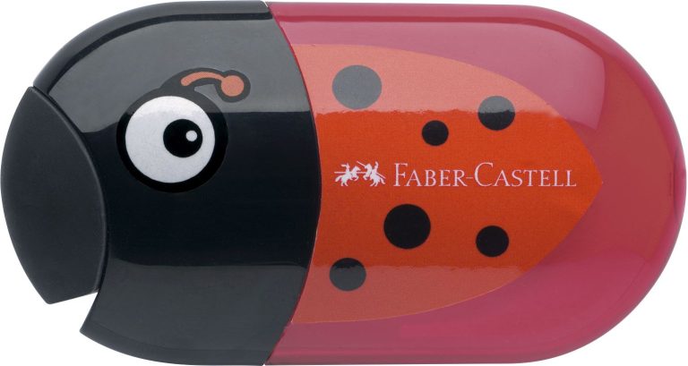 Ascutitoare Cu Radiera Buburuza Faber-Castell