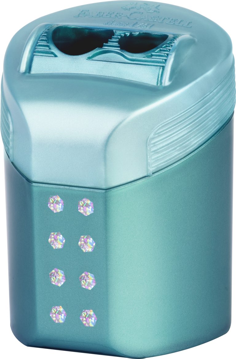Ascutitoare Dubla Roll On Sparkle Pastel Faber-Castell