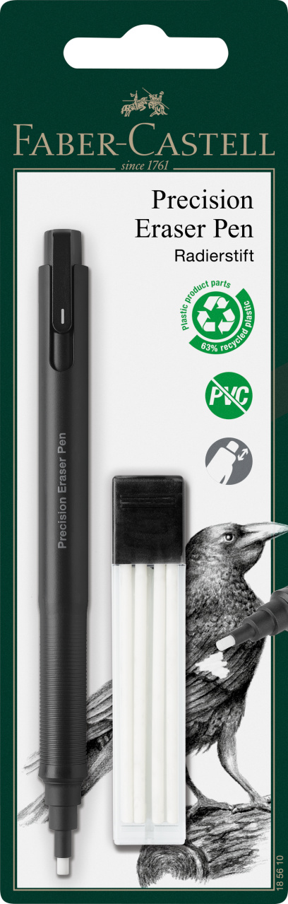 Radiera Creion Precision + Rezerve Faber-Castell