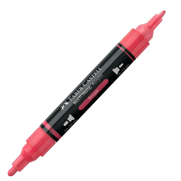 Marker Acrilic Multimark Cul. 124 Rosu Faber-Castell