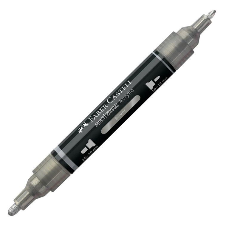 Marker Acrilic Multimark Cul. 251 Argintiu Faber-Castell