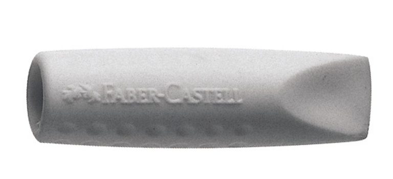 Radiera Capac Grip 2001 Gri 2/Set Faber-Castell