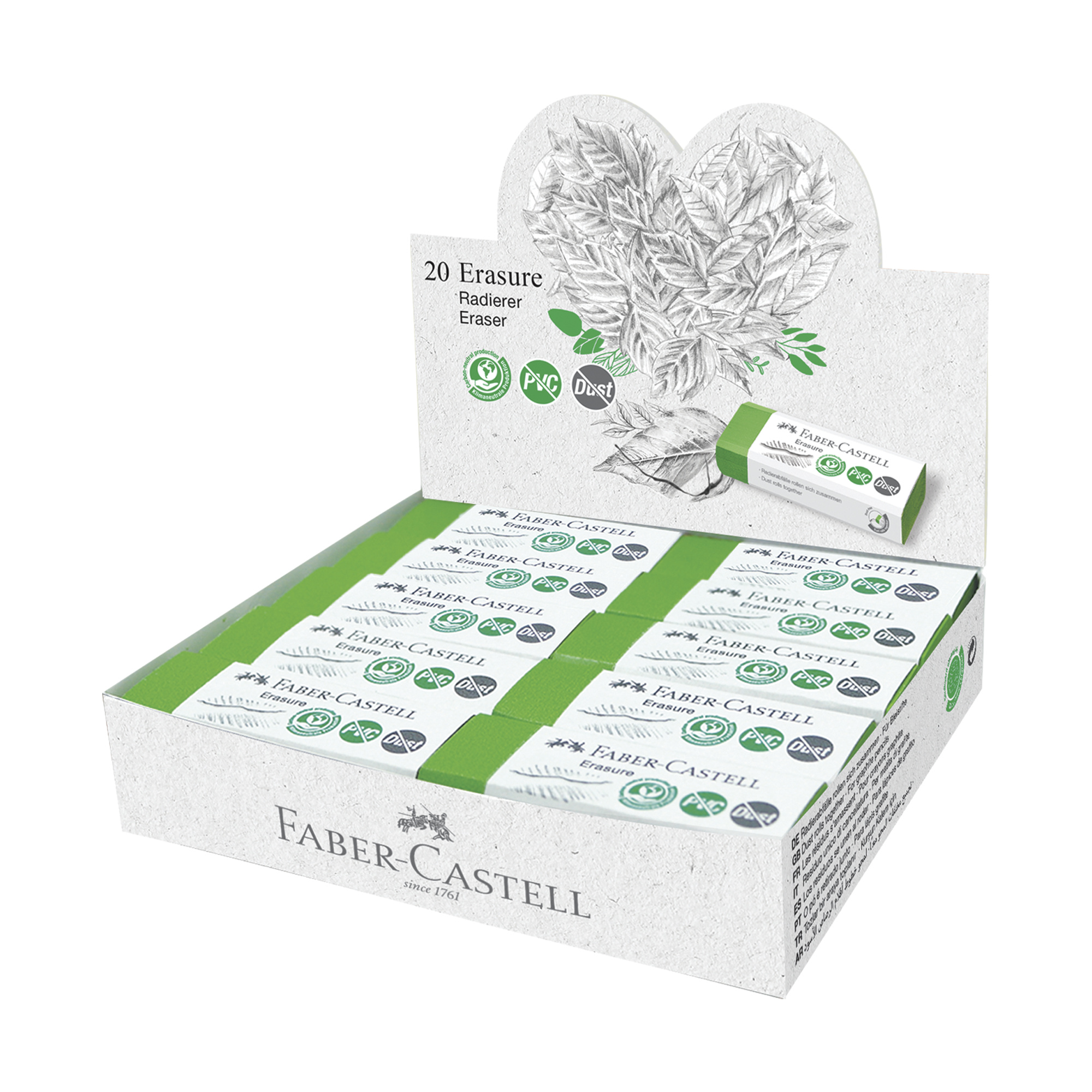 Radiera Creion Pvc&Dust Free 20 Faber-Castell