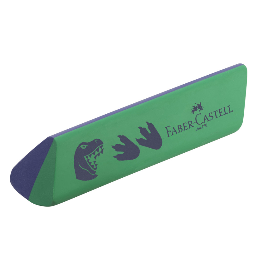 Radiera Creion Dust Free Dinozauri Faber-Castell