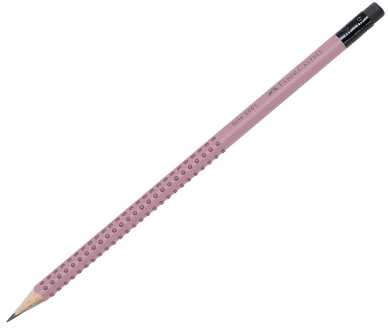 Creion Grafit B Cu Guma Grip 2001 Rose 2022 Faber-Castell
