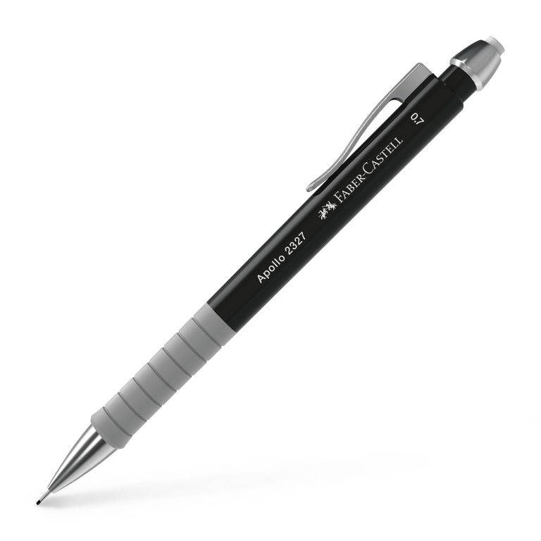 Creion Mecanic 0.7mm Negru Apollo Faber-Castell