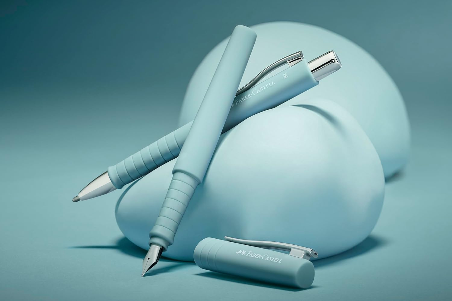 Stilou Poly Pen Bleu Caraibe B Faber-Castell