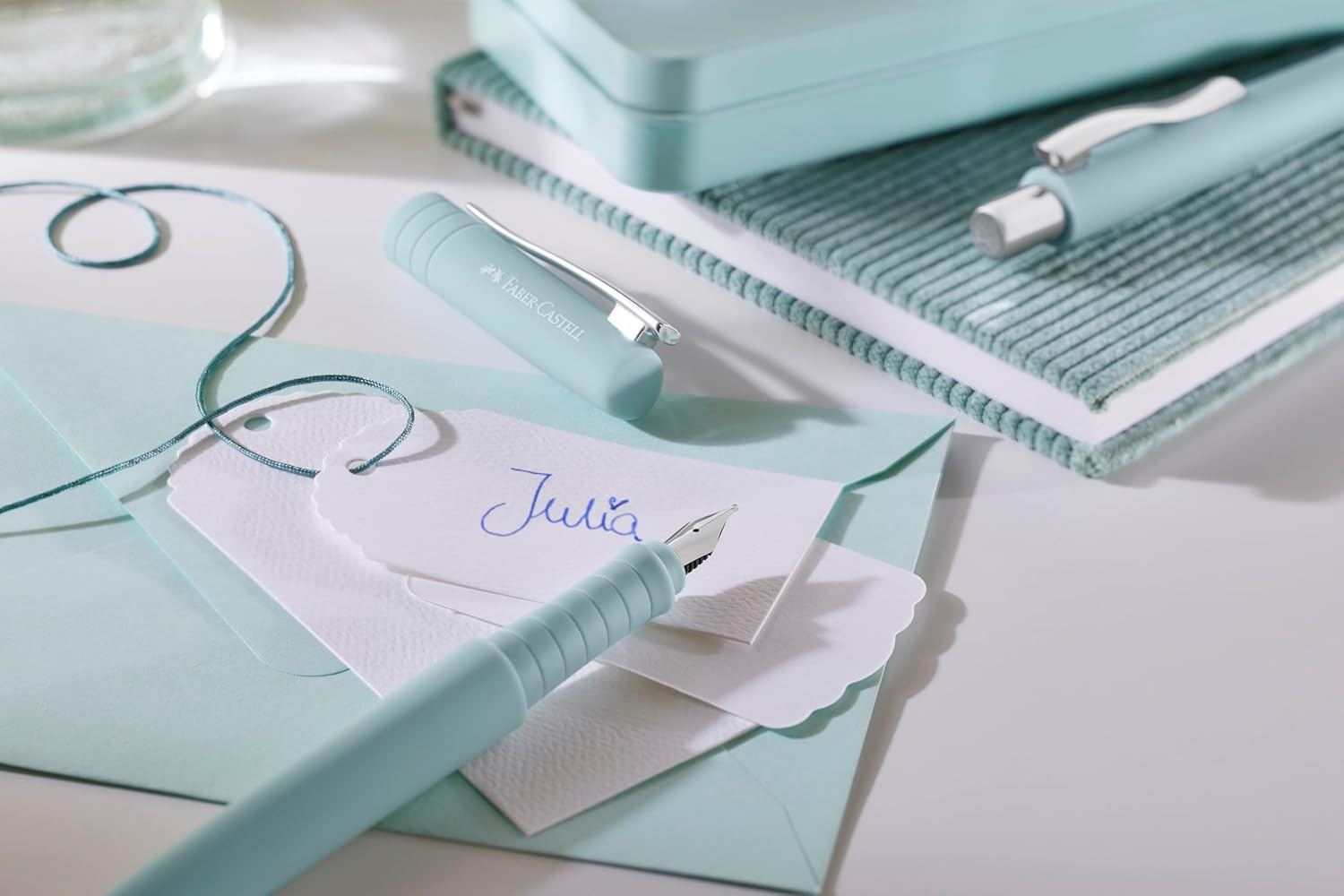 Stilou Poly Pen Bleu Caraibe B Faber-Castell