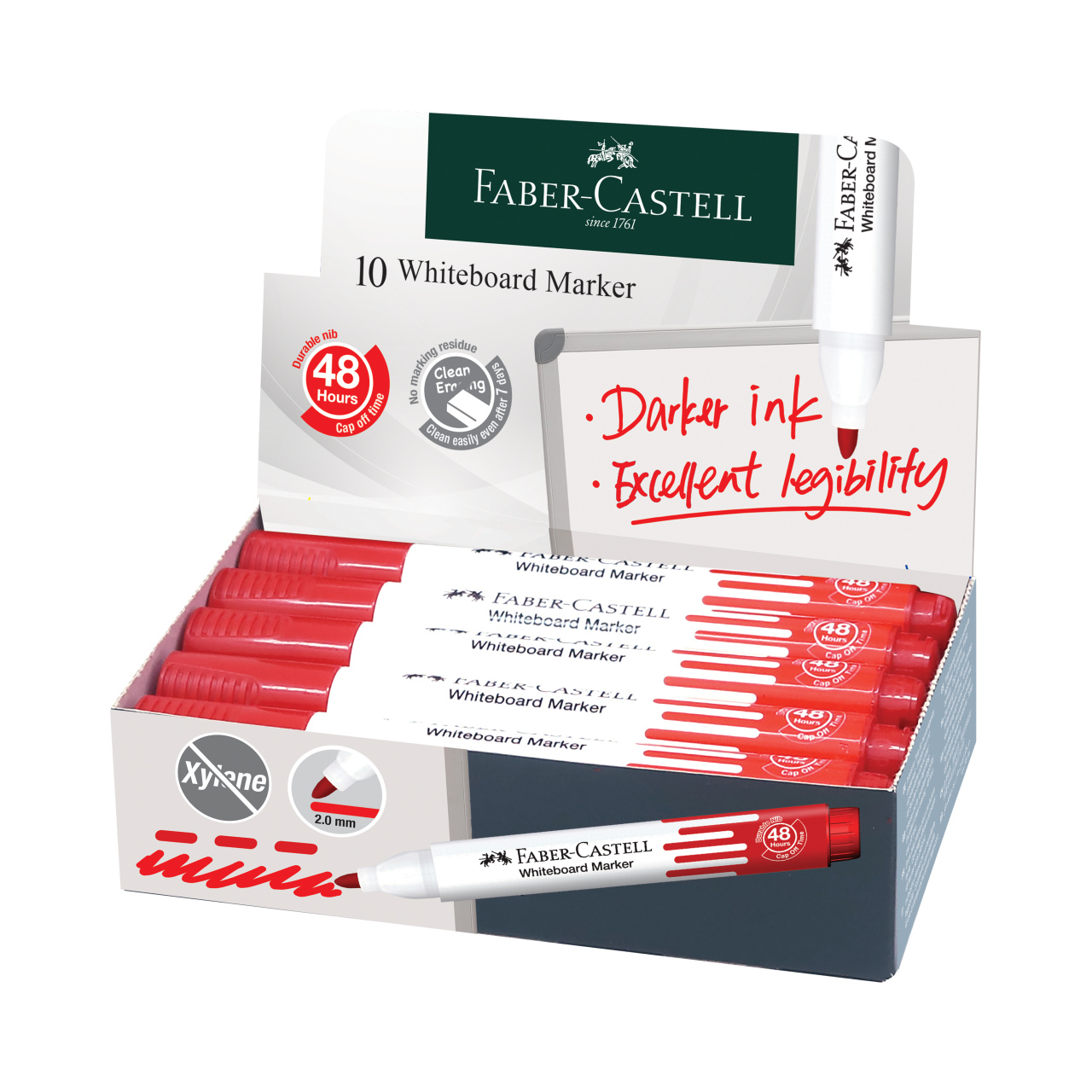 Marker Whiteboard Rosu W20 Faber-Castell