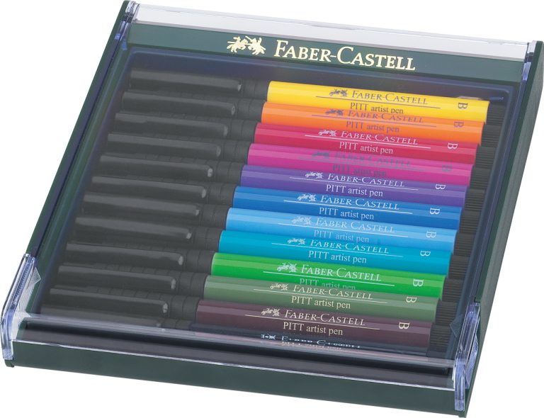 Cutie 12 Culori Pitt Artist Pen Nuante Basic Faber-Castell