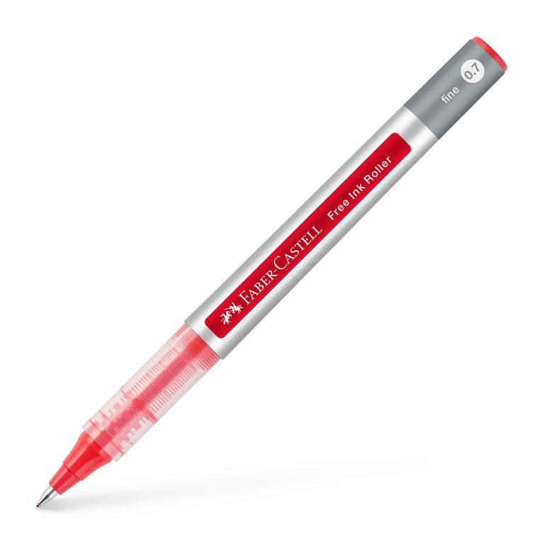 Roller Free Ink 0.7mm Rosu Faber-Castell