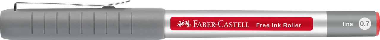 Roller Free Ink 0.7mm Rosu Faber-Castell