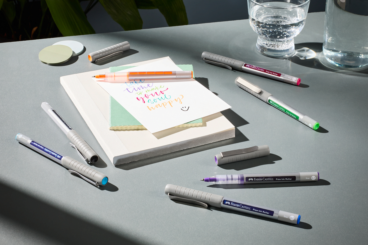 Roller Free Ink 0.7mm Bleu Faber-Castell