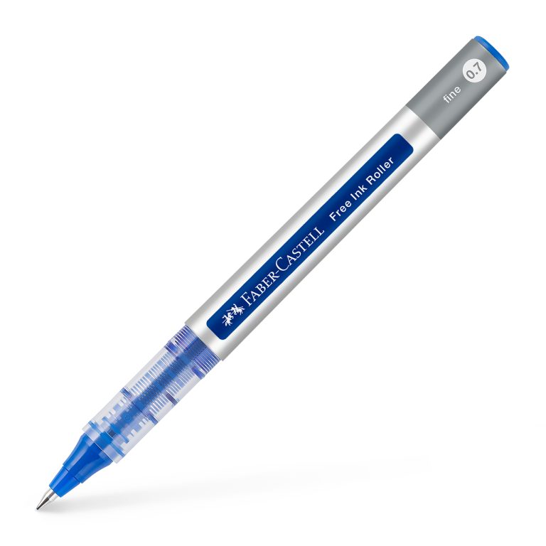 Roller Free Ink 0.7mm Albastru Faber-Castell