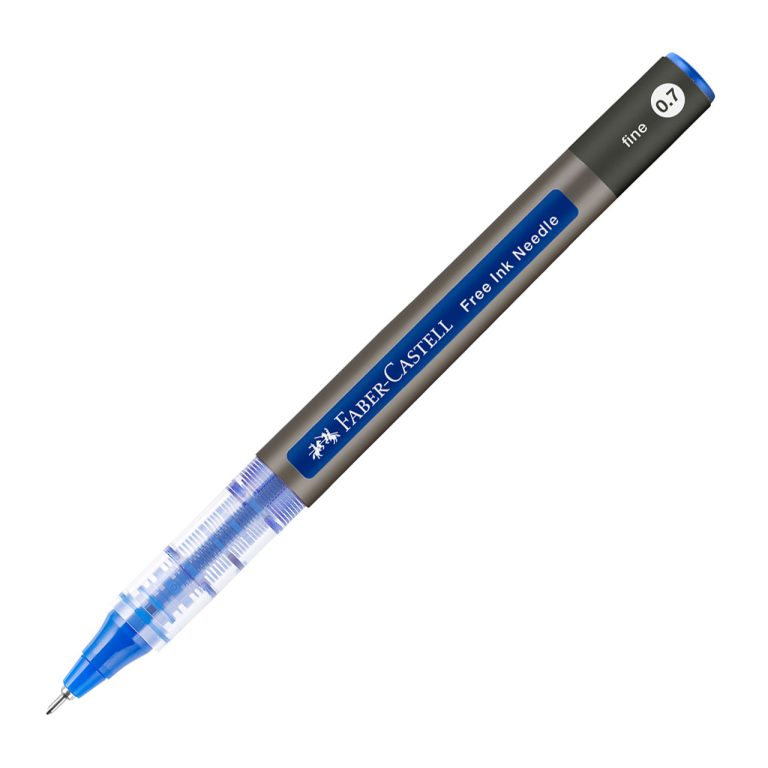Roller Free Ink Needle 0.7mm Albastru Faber-Castell