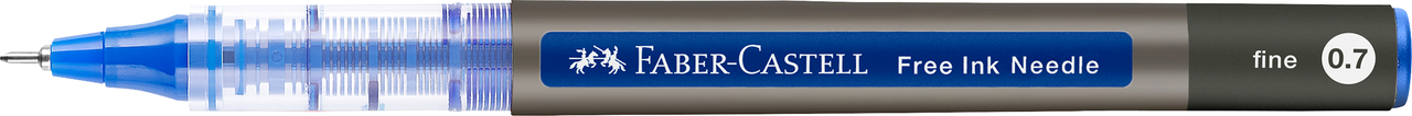 Roller Free Ink Needle 0.7mm Albastru Faber-Castell