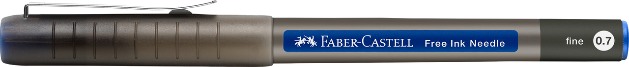 Roller Free Ink Needle 0.7mm Albastru Faber-Castell