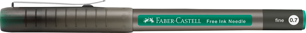 Roller Free Ink Needle 0.7mm Verde Faber-Castell