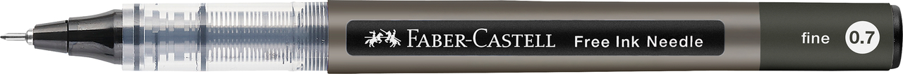 Roller Free Ink Needle 0.7mm Negru Faber-Castell