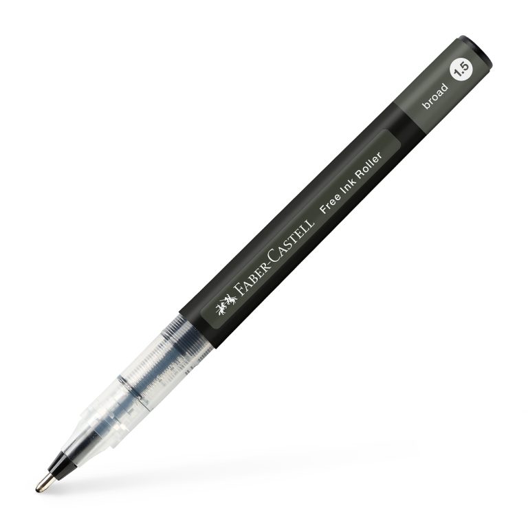 Roller Free Ink 1.5mm Negru Faber-Castell