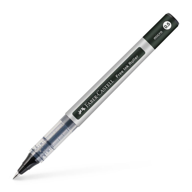 Roller Free Ink 0.5mm Negru Faber-Castell