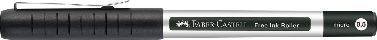 Roller Free Ink 0.5mm Negru Faber-Castell