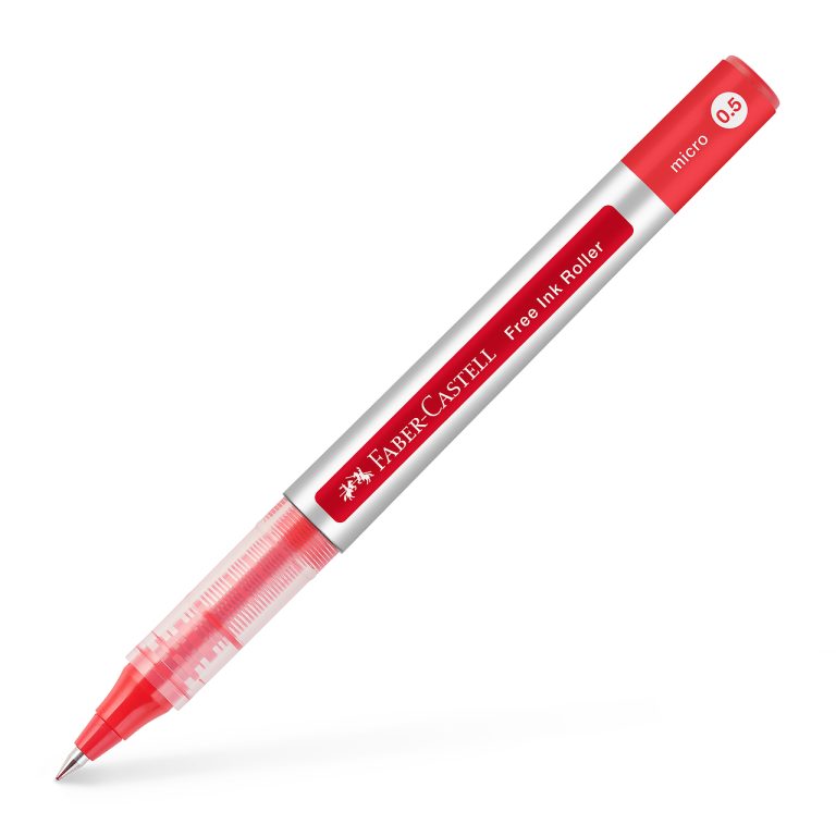 Roller Free Ink 0.5mm Rosu Faber-Castell