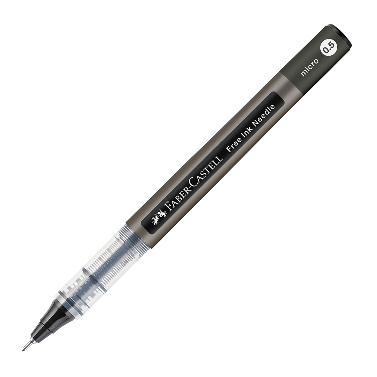 Roller Free Ink Needle 0.5mm Negru Faber-Castell