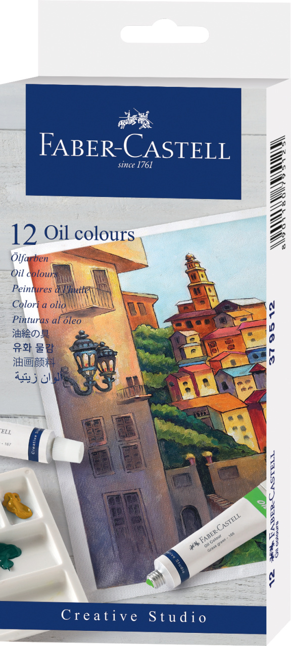 Culori Uleiuri 12 Culori 9ml Faber-Castell