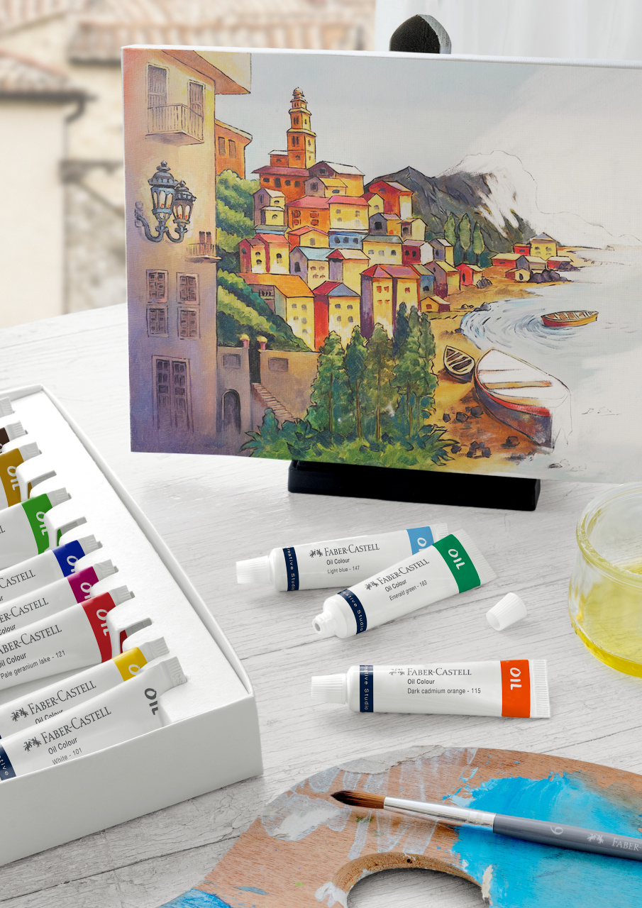 Culori Uleiuri 12 Culori 9ml Faber-Castell