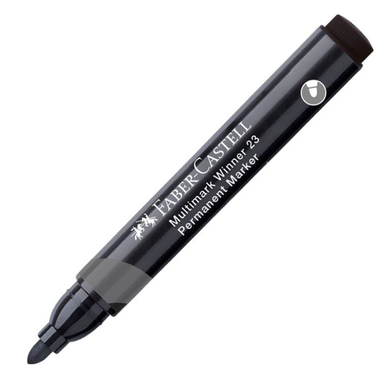 Marker Permanent Negru Varf Rotund Multimark Winner 23 Faber-Castell