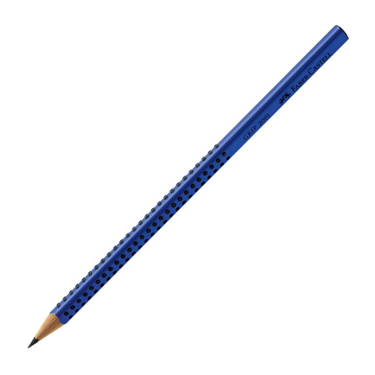 Creion Grafit B Grip 2001 Albastru Faber-Castell