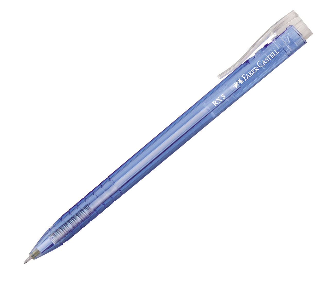 Roller 0.5mm Semi-Gel Cu Mecanism Albastru Rx5 Faber-Castell