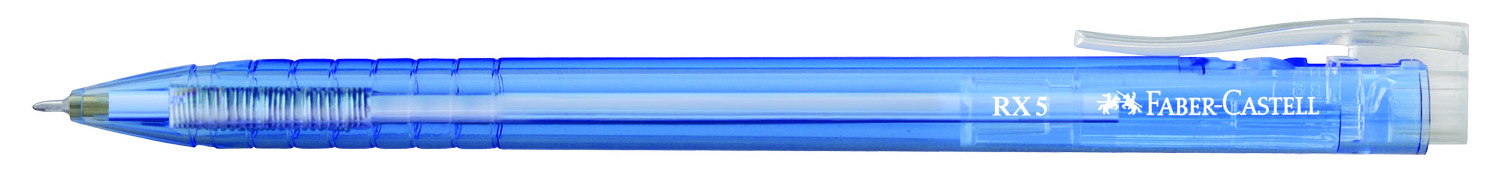 Roller 0.5mm Semi-Gel Cu Mecanism Albastru Rx5 Faber-Castell
