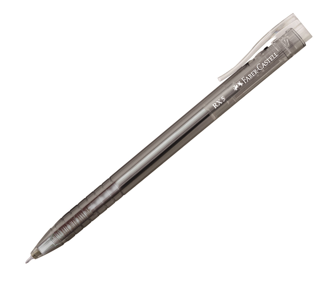 Roller 0.5mm Semi-Gel Cu Mecanism Negru Rx5 Faber-Castell