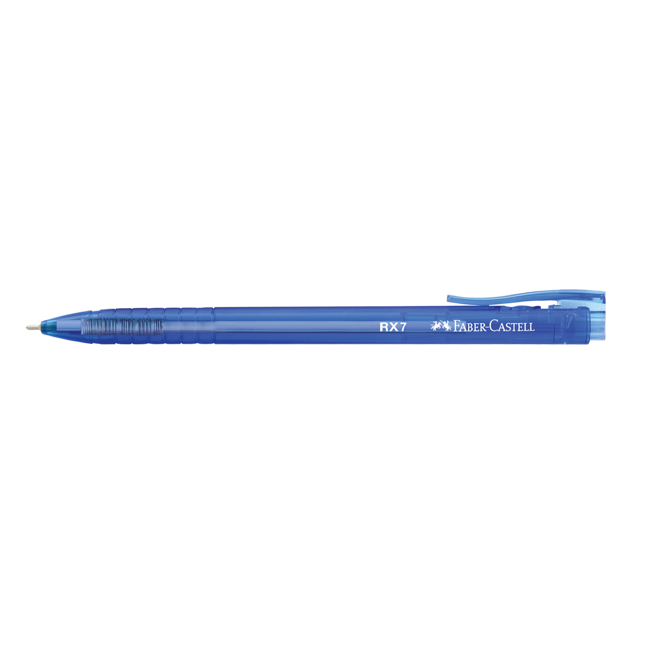 Roller 0.7mm Semi-Gel Cu Mecanism Albastru Rx7 Faber-Castell