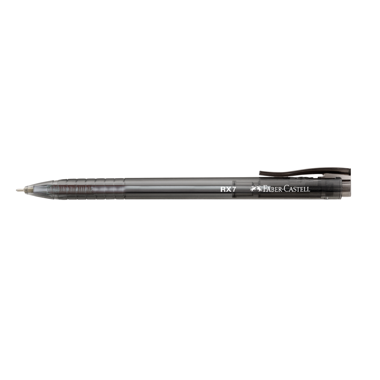 Roller 0.7mm Semi-Gel Cu Mecanism Negru Rx7 Faber-Castell