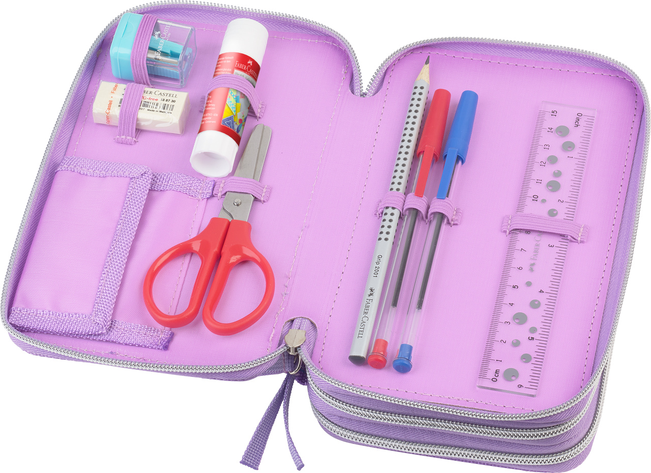 Penar Echipat 44 Piese 3 Fermoare Unicorn Faber-Castell