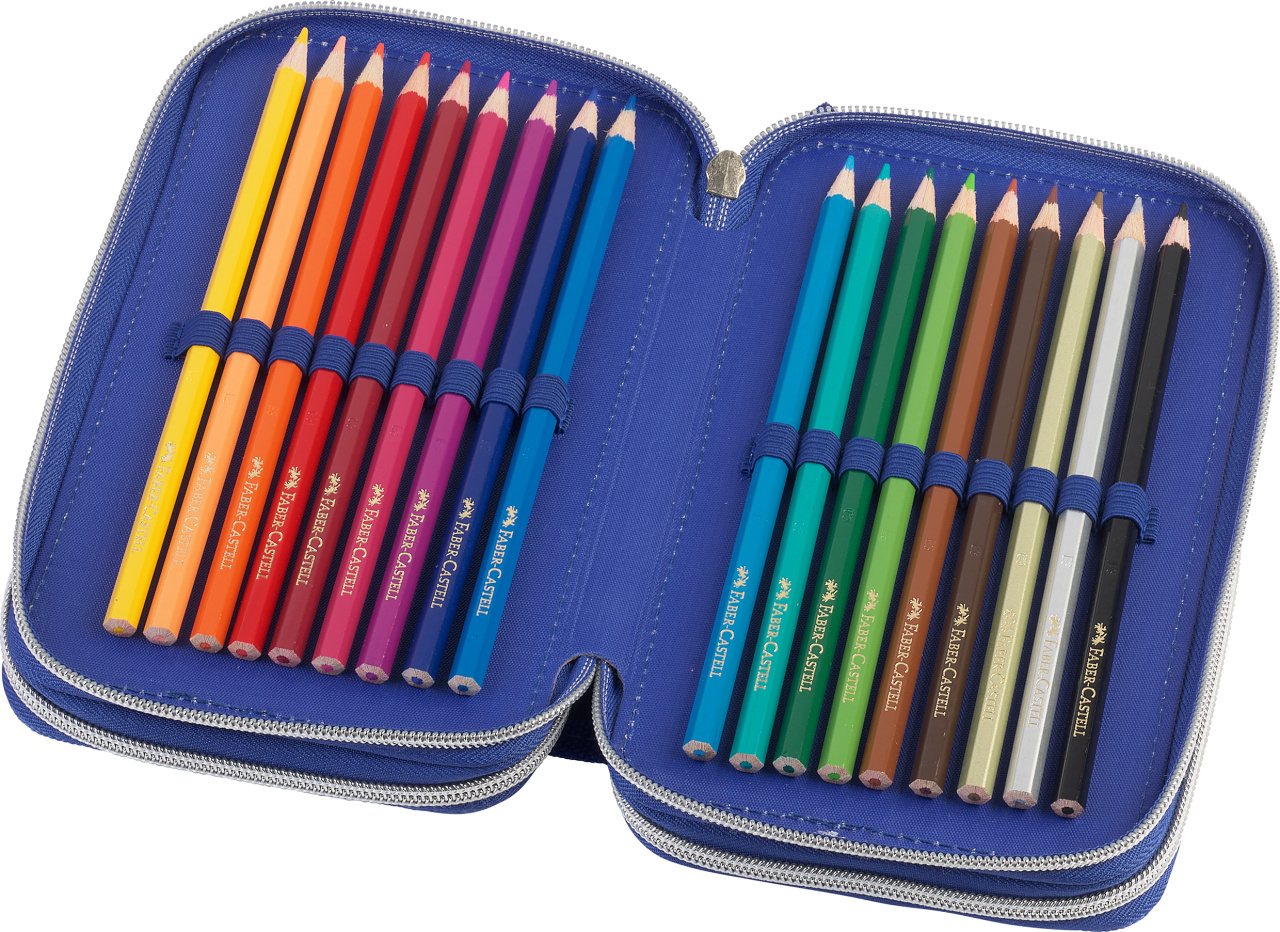 Penar Echipat 44 Piese 3 Fermoare Dinozaur Faber-Castell