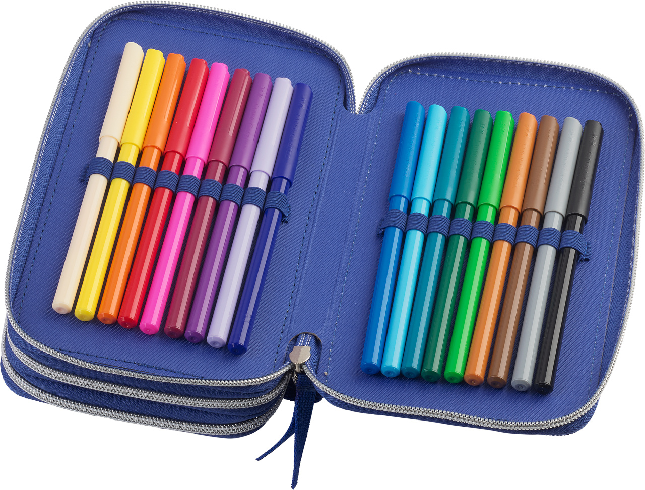 Penar Echipat 44 Piese 3 Fermoare Dinozaur Faber-Castell