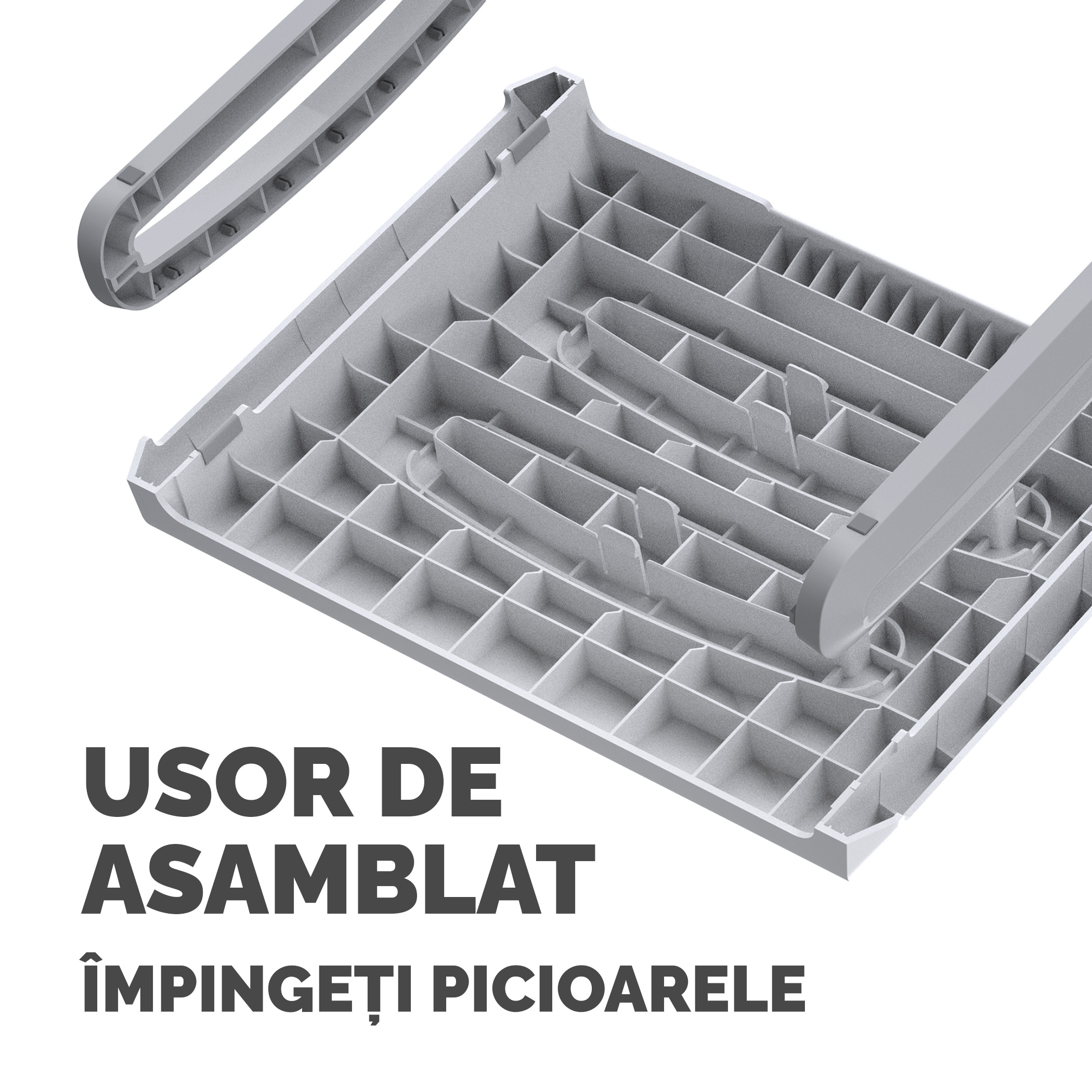 Suport Ergonomic Pentru Picioare Alb Breyta