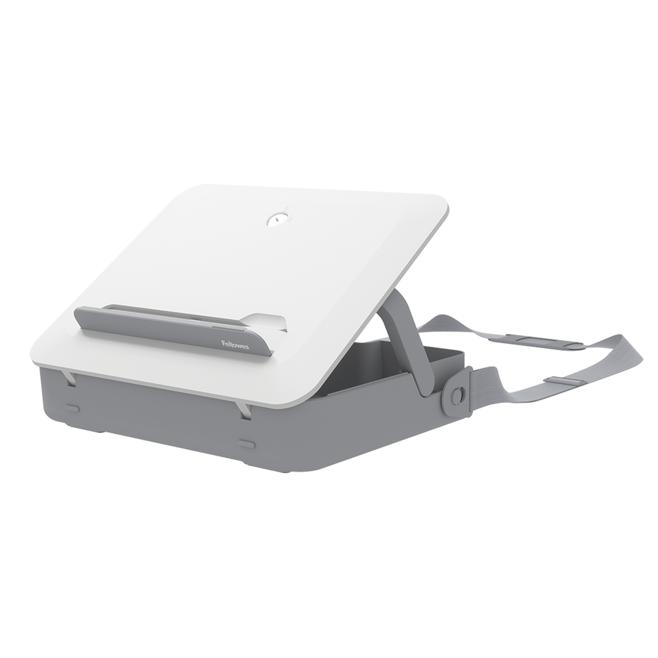 Geanta Laptop Cu Suport Ergonomic Inclus Alba Breyta